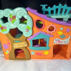 Littlest Pet Shop Treehouse Clubhouse 2007 Hasbro LPS Orange Playset Only